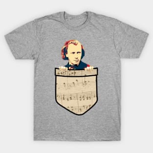 Johannes Brahms In My Pocket T-Shirt